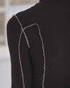 BASERANGE Turtleneck T-shirt Sweater TTOMT Collection Organic Cotton Portugal BAS-TTOMT-CR-AU25-MURANO NAVY (UNDYED) (TTOMT-RI-000)